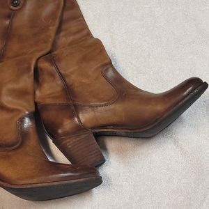 Frye Brown Leather boots.
